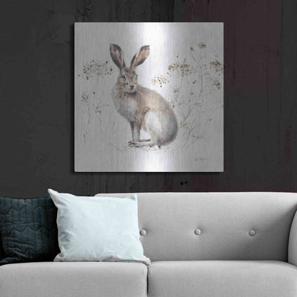 Luxe Metal Art 'Wood Land Walk XIII' by Lisa Audit, Metal Wall Art,,36x36