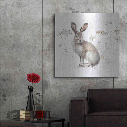 Luxe Metal Art 'Wood Land Walk XIII' by Lisa Audit, Metal Wall Art,,36x36