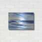 Luxe Metal Art 'Ocean Blue I' by Alan Majchrowicz, Metal Wall Art,24x16