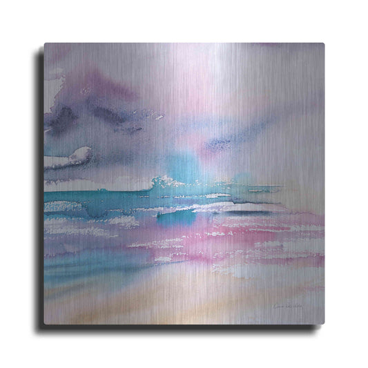 Luxe Metal Art 'Violet Sky' by Alan Majchrowicz, Metal Wall Art
