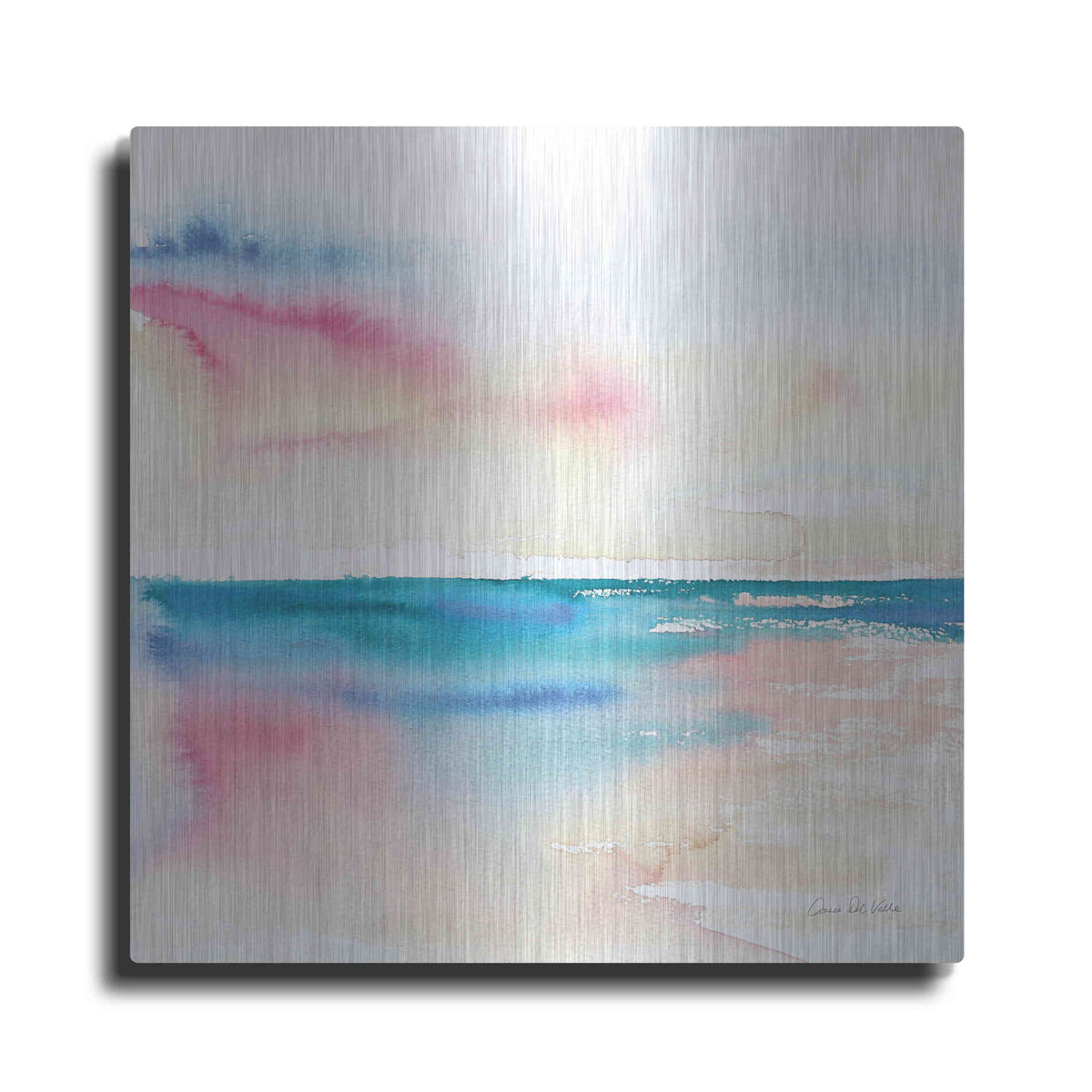 Luxe Metal Art 'Vivid Coast' by Alan Majchrowicz, Metal Wall Art