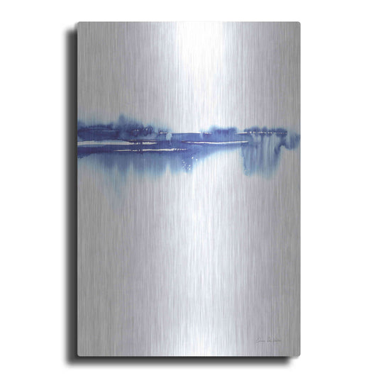 Luxe Metal Art 'Blue Horizon II' by Alan Majchrowicz, Metal Wall Art