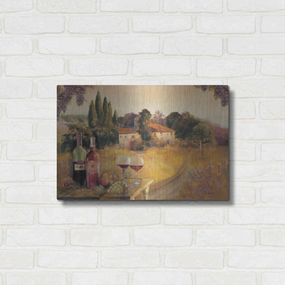 Luxe Metal Art 'Spoleta Afternoon' by Marilyn Hageman, Metal Wall Art,24x16