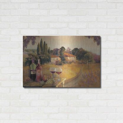 Luxe Metal Art 'Spoleta Afternoon' by Marilyn Hageman, Metal Wall Art,36x24