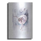 Luxe Metal Art 'Ballet VI White Border' by Alan Majchrowicz, Metal Wall Art