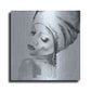 Luxe Metal Art 'Woman I Blue' by Alan Majchrowicz, Metal Wall Art