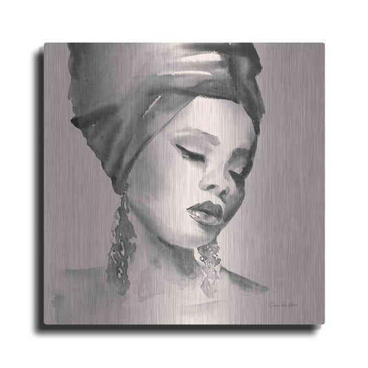 Luxe Metal Art 'Woman II Pink' by Alan Majchrowicz, Metal Wall Art