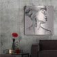 Luxe Metal Art 'Woman III Pink' by Alan Majchrowicz, Metal Wall Art,36x36