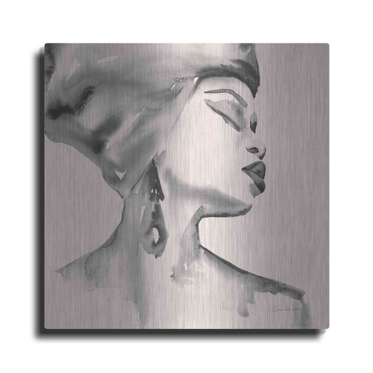 Luxe Metal Art 'Woman III Pink' by Alan Majchrowicz, Metal Wall Art