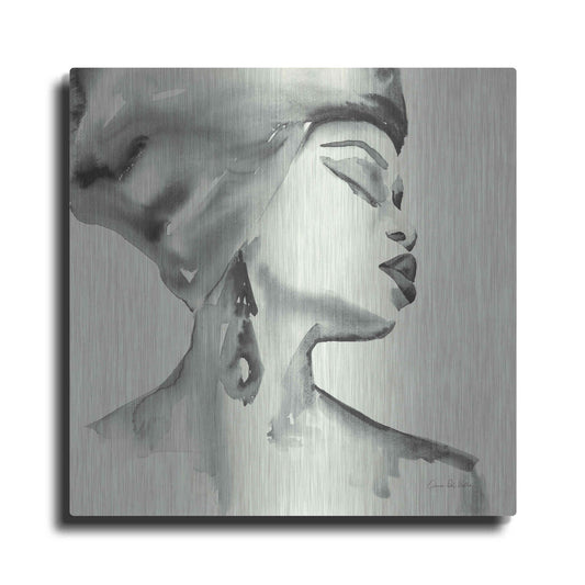 Luxe Metal Art 'Woman III Green' by Alan Majchrowicz, Metal Wall Art