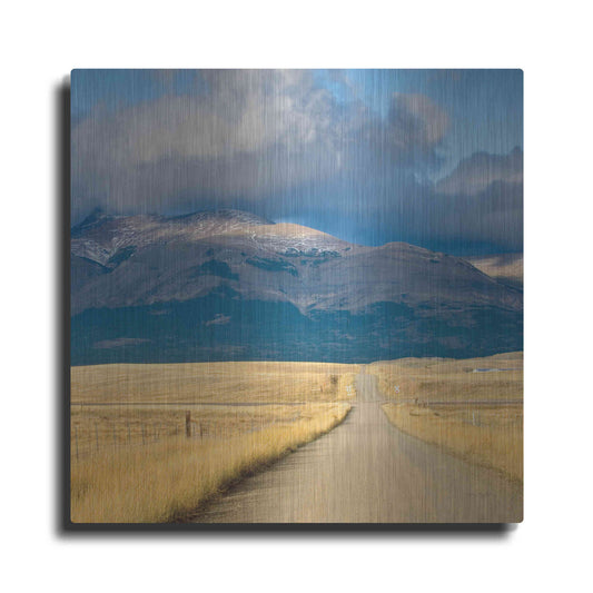 Luxe Metal Art 'Crossroads In Color Crop' by Alan Majchrowicz, Metal Wall Art