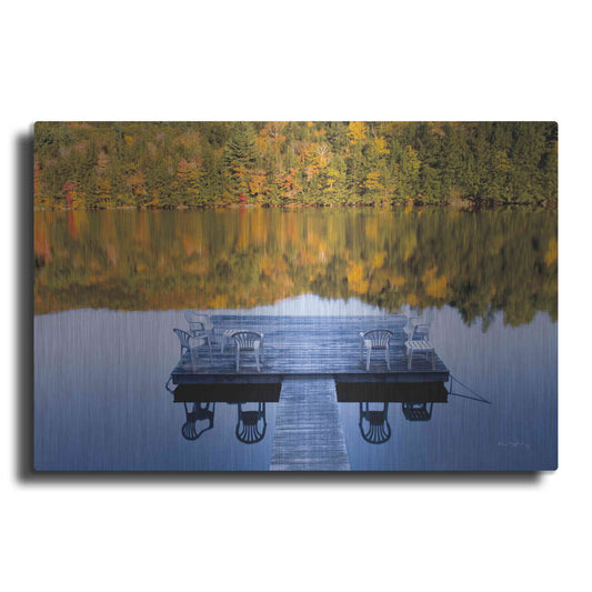 Luxe Metal Art 'Amherst Lake' by Alan Majchrowicz, Metal Wall Art