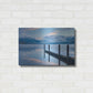 Luxe Metal Art 'Lake Mcdonald Dock' by Alan Majchrowicz, Metal Wall Art,24x16