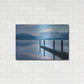 Luxe Metal Art 'Lake Mcdonald Dock' by Alan Majchrowicz, Metal Wall Art,36x24