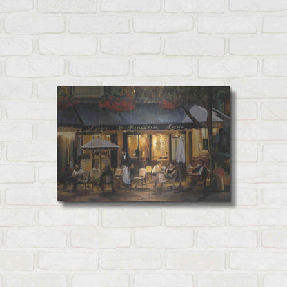 Luxe Metal Art 'La Brasserie' by Marilyn Hageman, Metal Wall Art,24x16