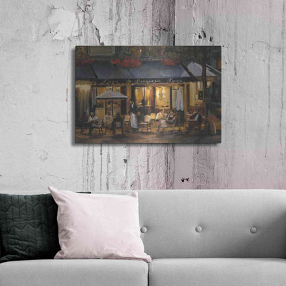 Luxe Metal Art 'La Brasserie' by Marilyn Hageman, Metal Wall Art,36x24