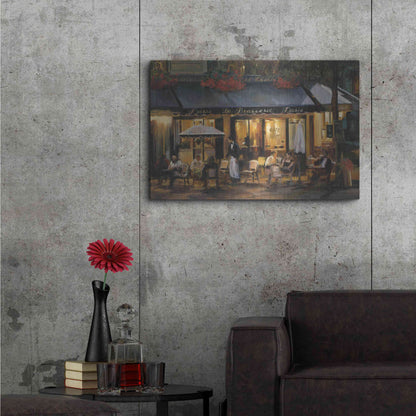 Luxe Metal Art 'La Brasserie' by Marilyn Hageman, Metal Wall Art,36x24