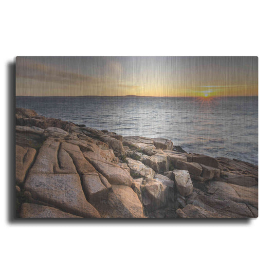 Luxe Metal Art 'Acadia Sunrise' by Alan Majchrowicz,Metal Wall Art