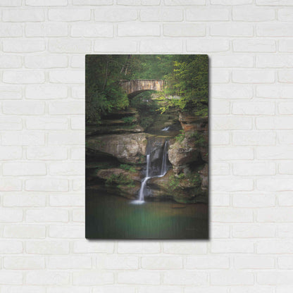 Luxe Metal Art 'Upper Falls Old Mans Cave' by Alan Majchrowicz,Metal Wall Art,24x36