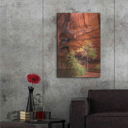 Luxe Metal Art 'Neon Canyon III' by Alan Majchrowicz,Metal Wall Art,24x36