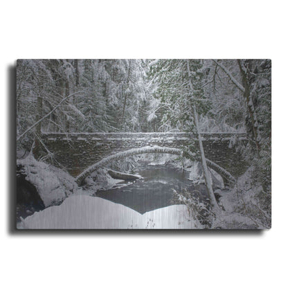 Luxe Metal Art 'Whatcom Creek Bridge' by Alan Majchrowicz,Metal Wall Art