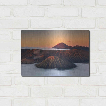 Luxe Metal Art 'Jurassic' by Jesse Estes, Metal Wall Art,16x12