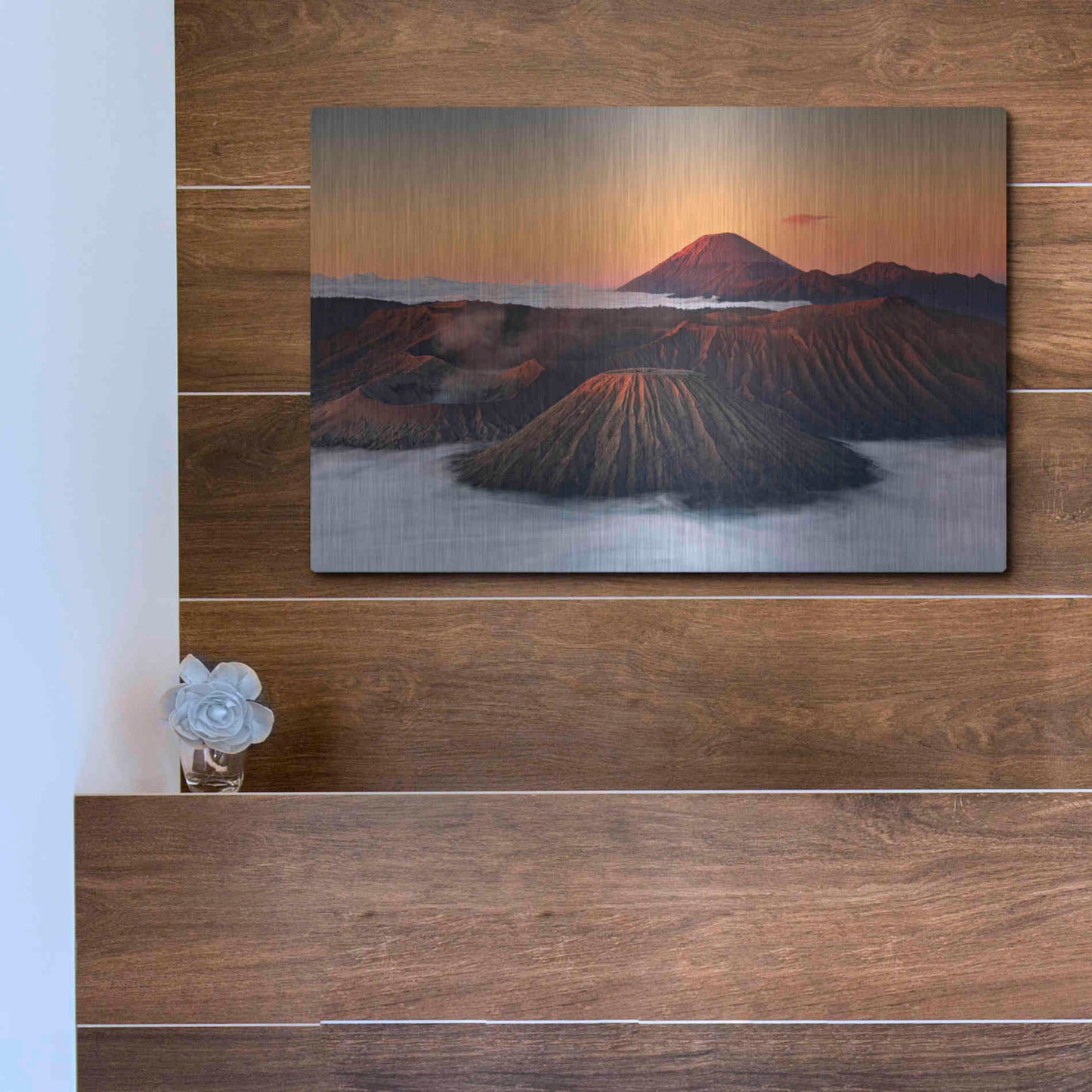 Luxe Metal Art 'Jurassic' by Jesse Estes, Metal Wall Art,16x12
