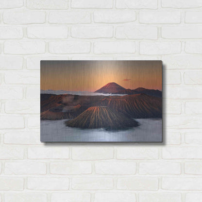 Luxe Metal Art 'Jurassic' by Jesse Estes, Metal Wall Art,24x16