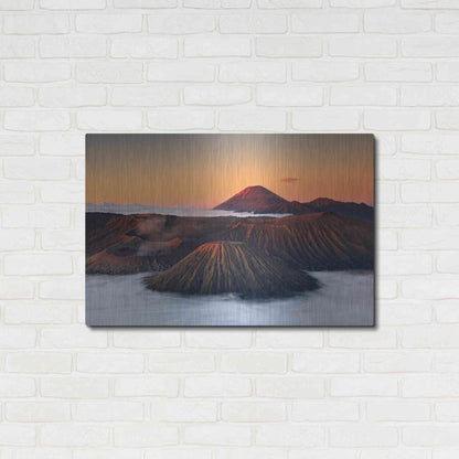 Luxe Metal Art 'Jurassic' by Jesse Estes, Metal Wall Art,36x24