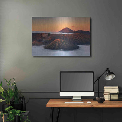Luxe Metal Art 'Jurassic' by Jesse Estes, Metal Wall Art,36x24