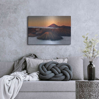 Luxe Metal Art 'Jurassic' by Jesse Estes, Metal Wall Art,36x24