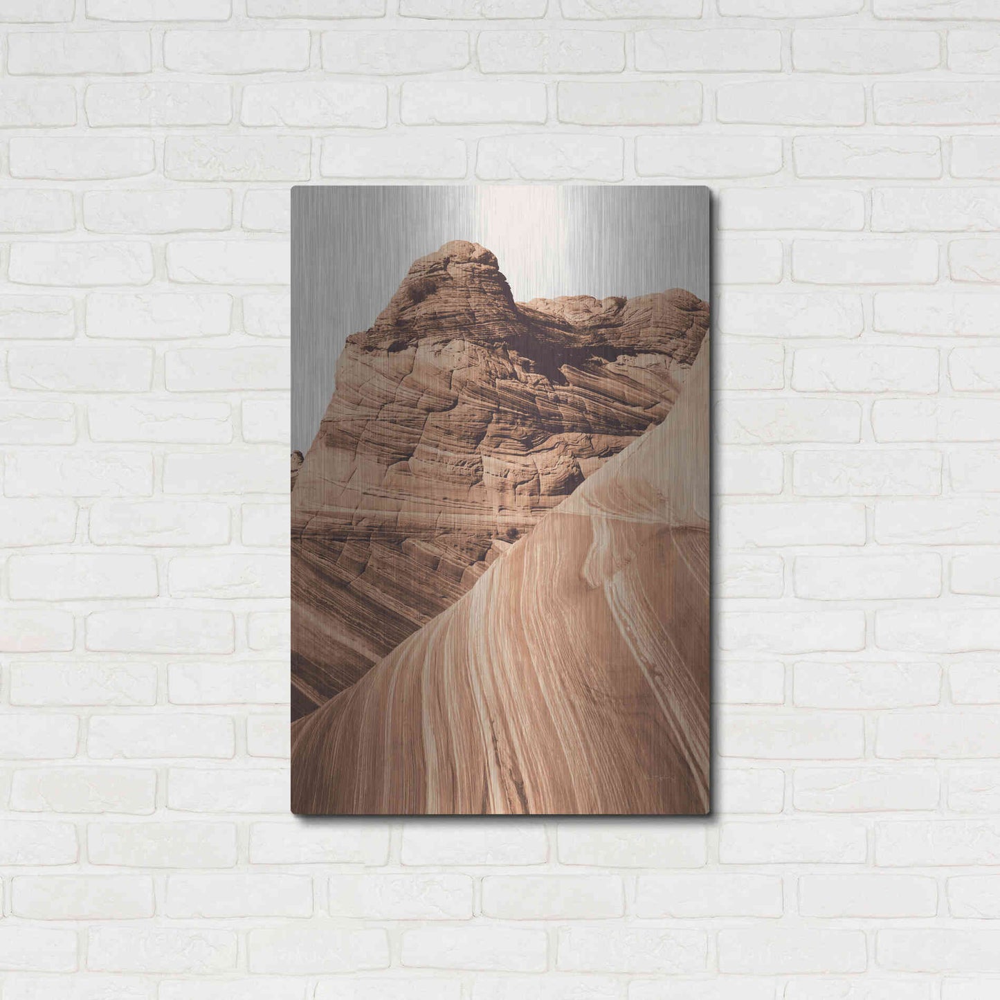 Luxe Metal Art 'Coyote Buttes I Autumn' by Alan Majchrowicz,Metal Wall Art,24x36