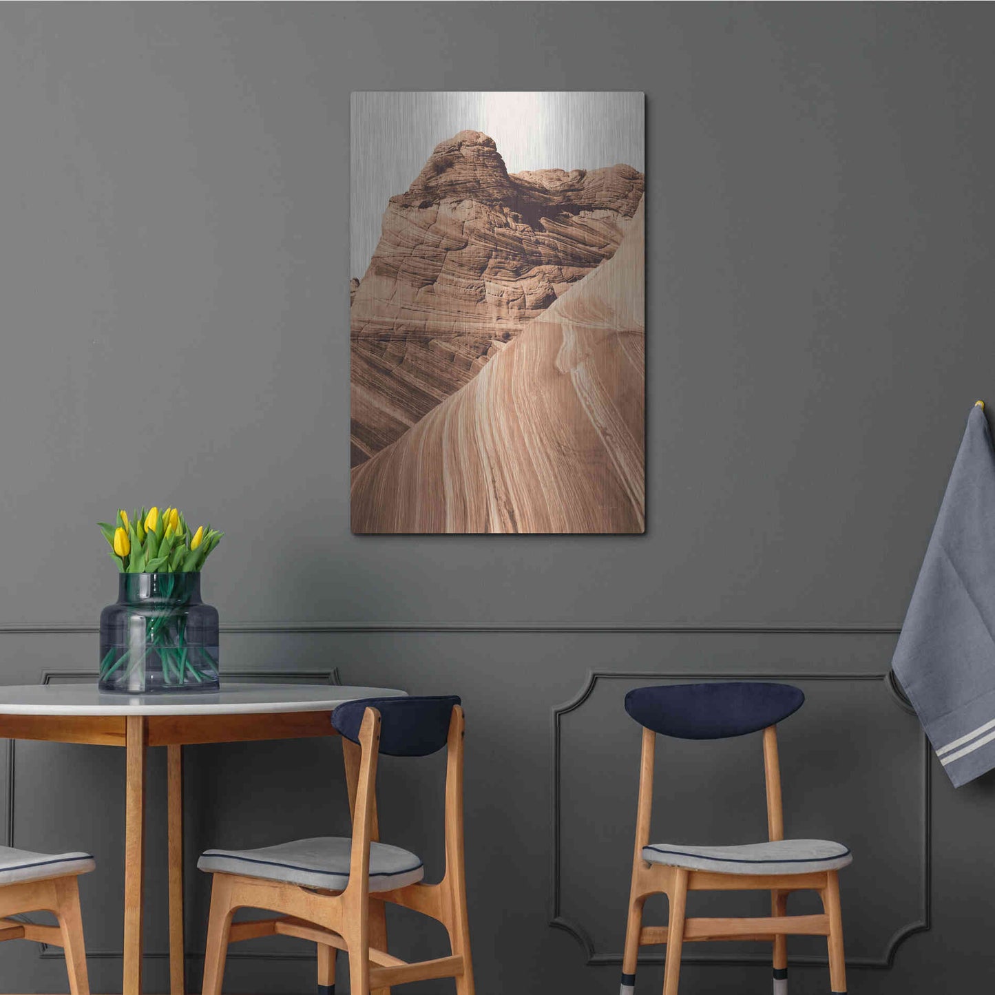 Luxe Metal Art 'Coyote Buttes I Autumn' by Alan Majchrowicz,Metal Wall Art,24x36