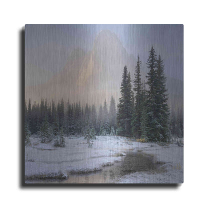 Luxe Metal Art 'Bell Mountain North Cascades II' by Alan Majchrowicz,Metal Wall Art