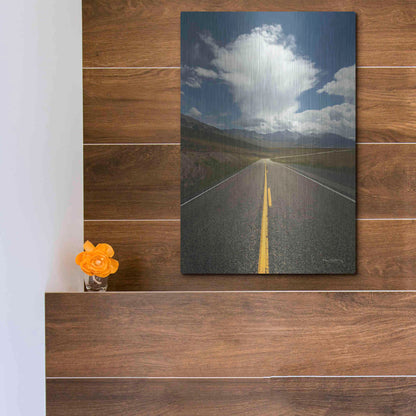 Luxe Metal Art 'Highway 93 in Idaho' by Alan Majchrowicz,Metal Wall Art,12x16