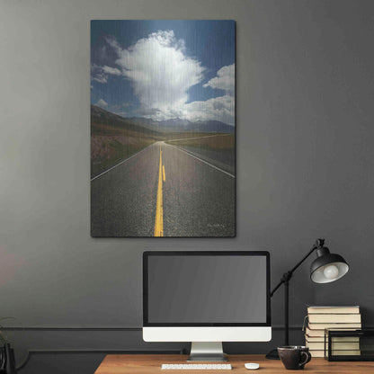 Luxe Metal Art 'Highway 93 in Idaho' by Alan Majchrowicz,Metal Wall Art,24x36