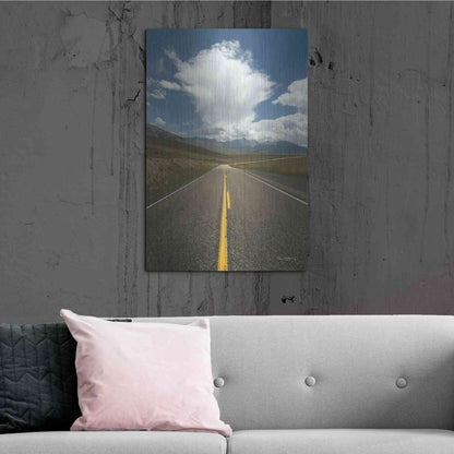 Luxe Metal Art 'Highway 93 in Idaho' by Alan Majchrowicz,Metal Wall Art,24x36