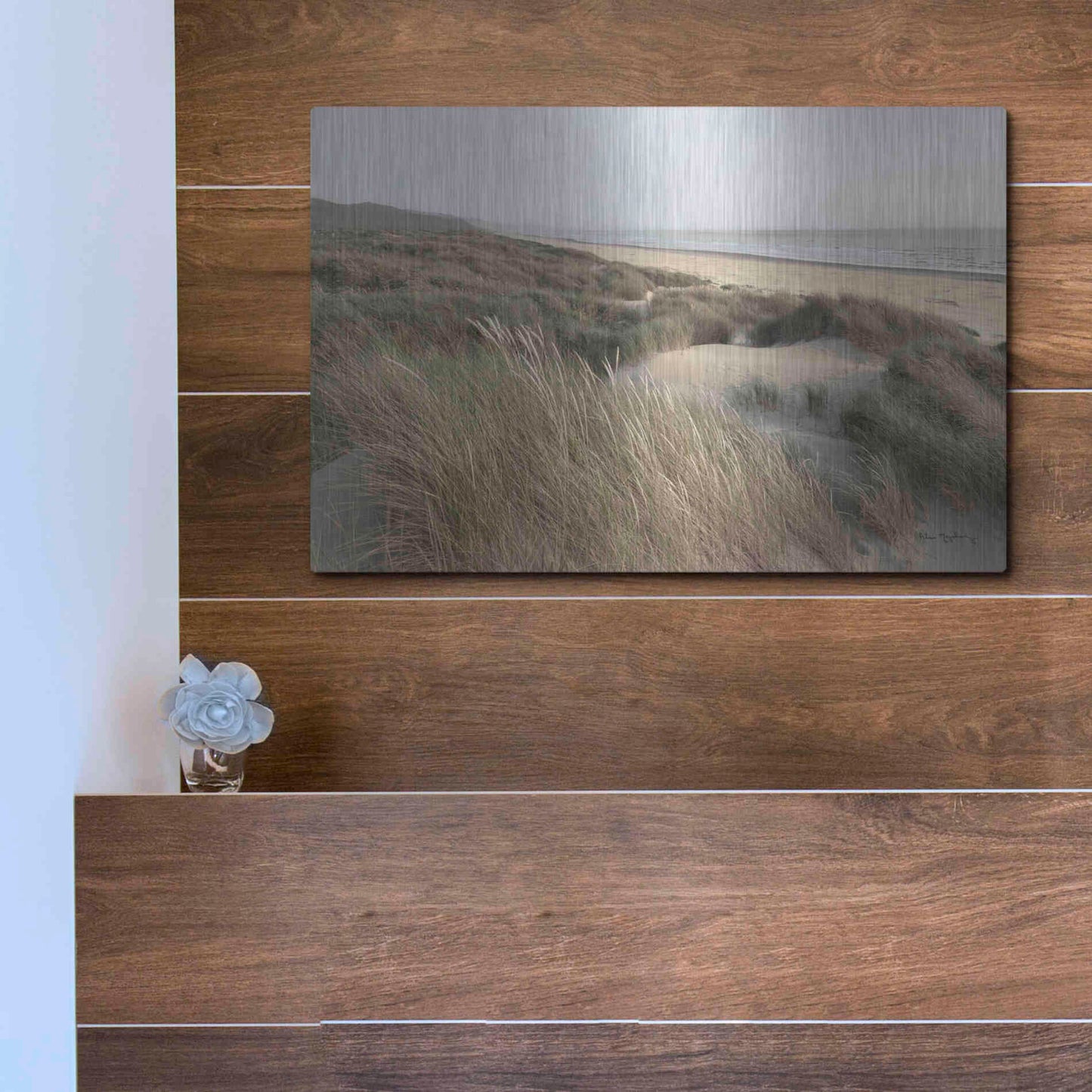 Luxe Metal Art 'Oregon Dunes' by Alan Majchrowicz,Metal Wall Art,16x12