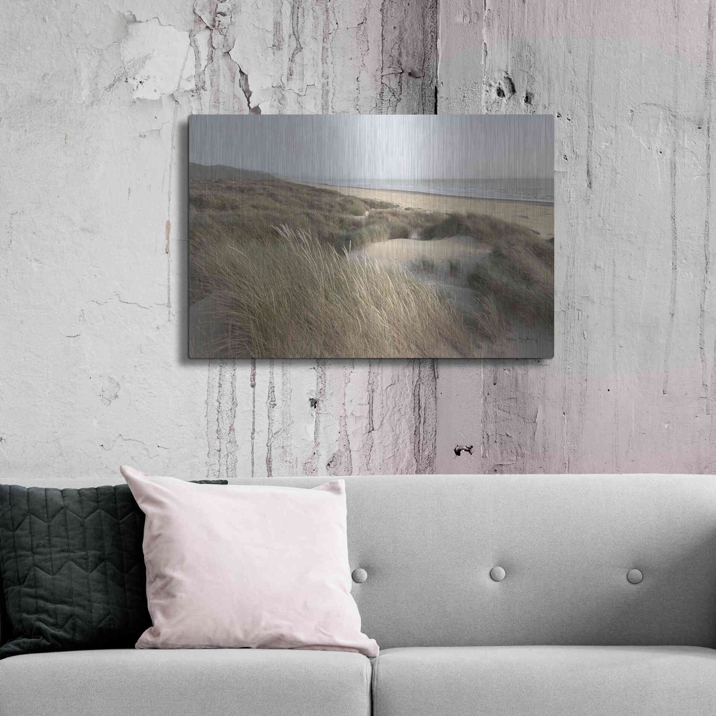 Luxe Metal Art 'Oregon Dunes' by Alan Majchrowicz,Metal Wall Art,36x24