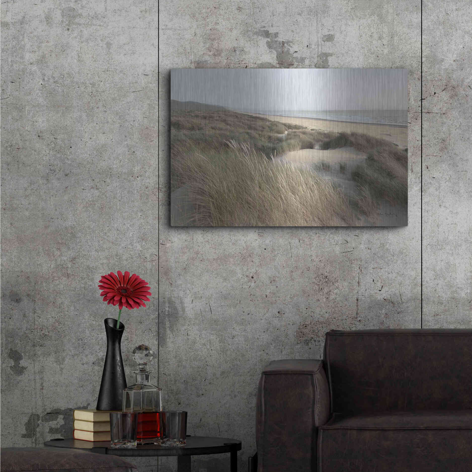 Luxe Metal Art 'Oregon Dunes' by Alan Majchrowicz,Metal Wall Art,36x24