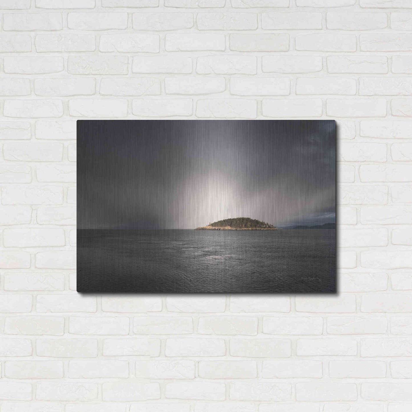 Luxe Metal Art 'Deception Pass Island' by Alan Majchrowicz,Metal Wall Art,36x24