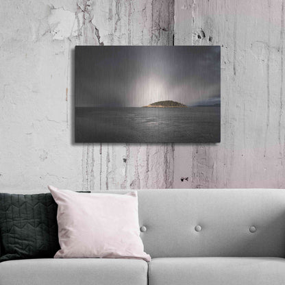 Luxe Metal Art 'Deception Pass Island' by Alan Majchrowicz,Metal Wall Art,36x24