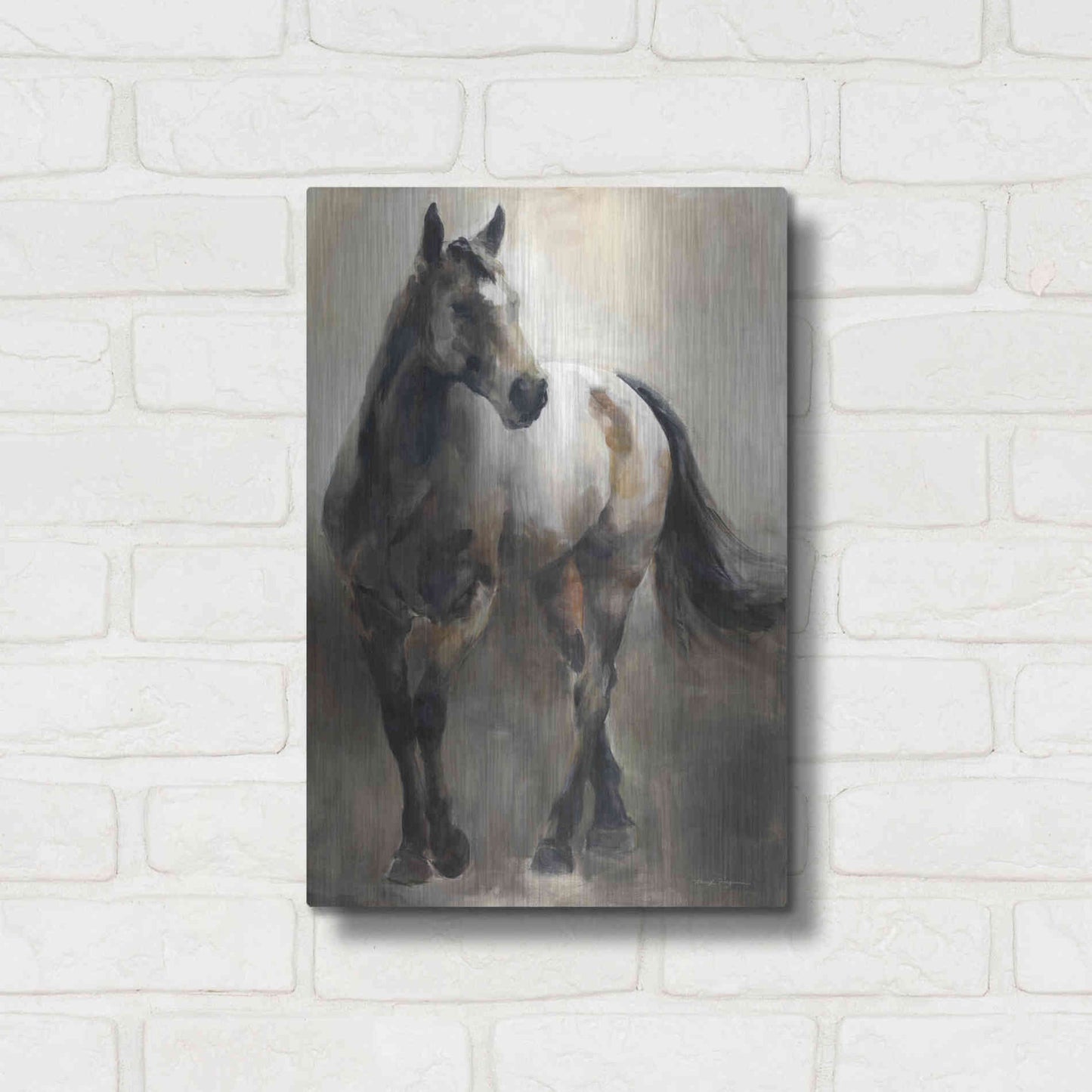 Luxe Metal Art 'Copper and Nickel' by Marilyn Hageman, Metal Wall Art,12x16