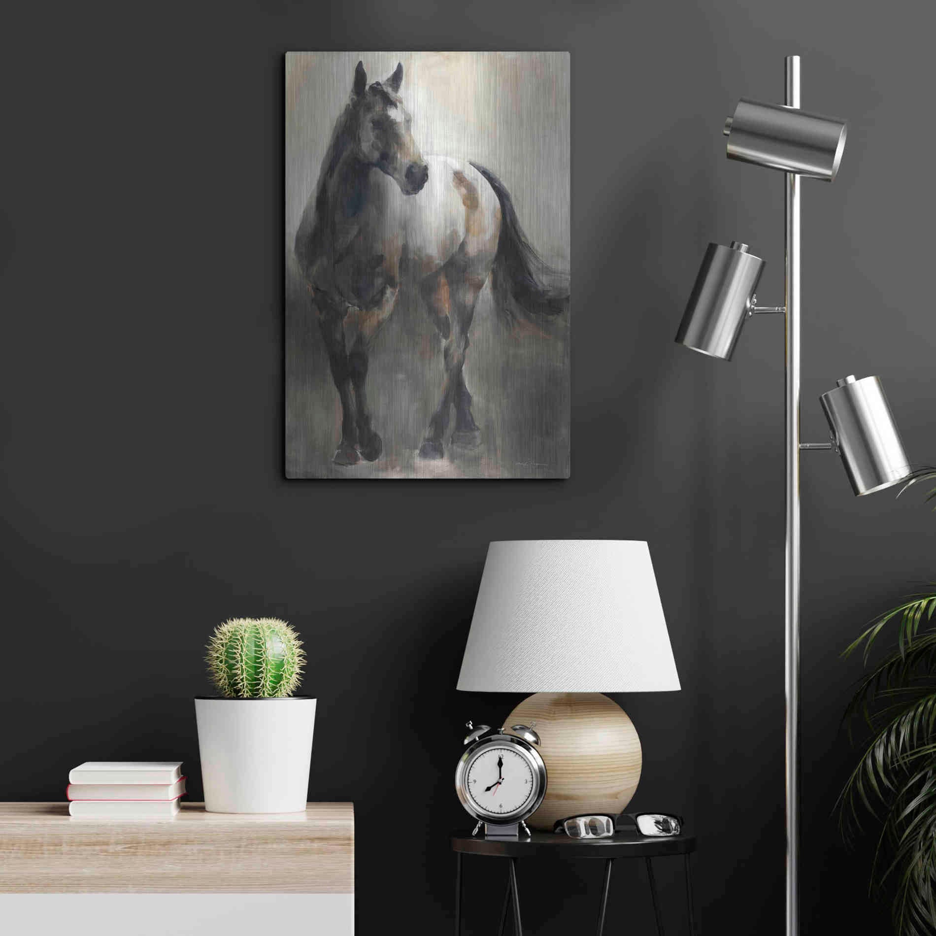 Luxe Metal Art 'Copper and Nickel' by Marilyn Hageman, Metal Wall Art,16x24