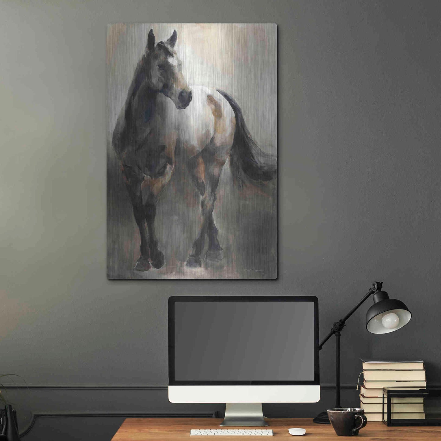 Luxe Metal Art 'Copper and Nickel' by Marilyn Hageman, Metal Wall Art,24x36