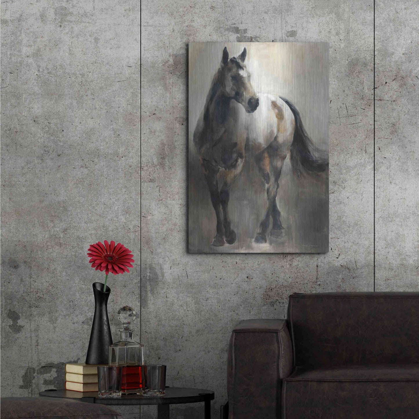 Luxe Metal Art 'Copper and Nickel' by Marilyn Hageman, Metal Wall Art,24x36