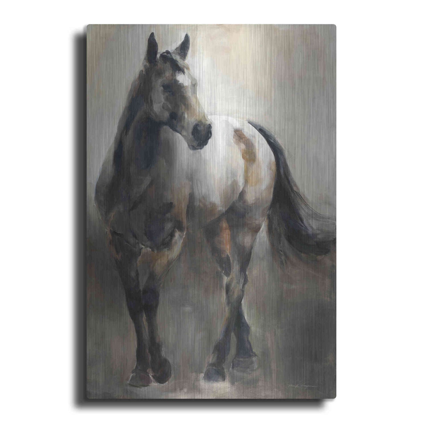 Luxe Metal Art 'Copper and Nickel' by Marilyn Hageman, Metal Wall Art