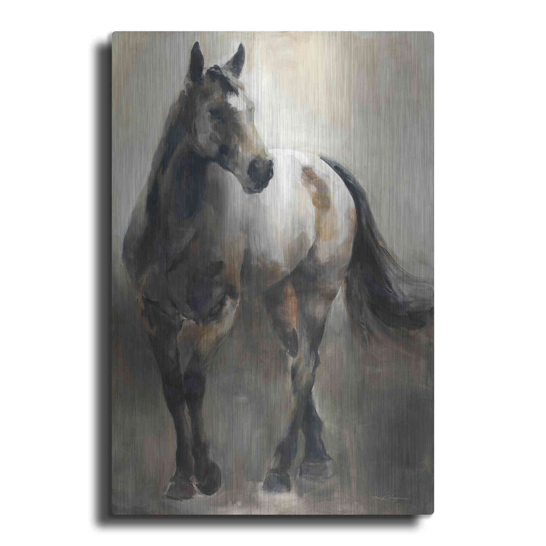 Luxe Metal Art 'Copper and Nickel' by Marilyn Hageman, Metal Wall Art