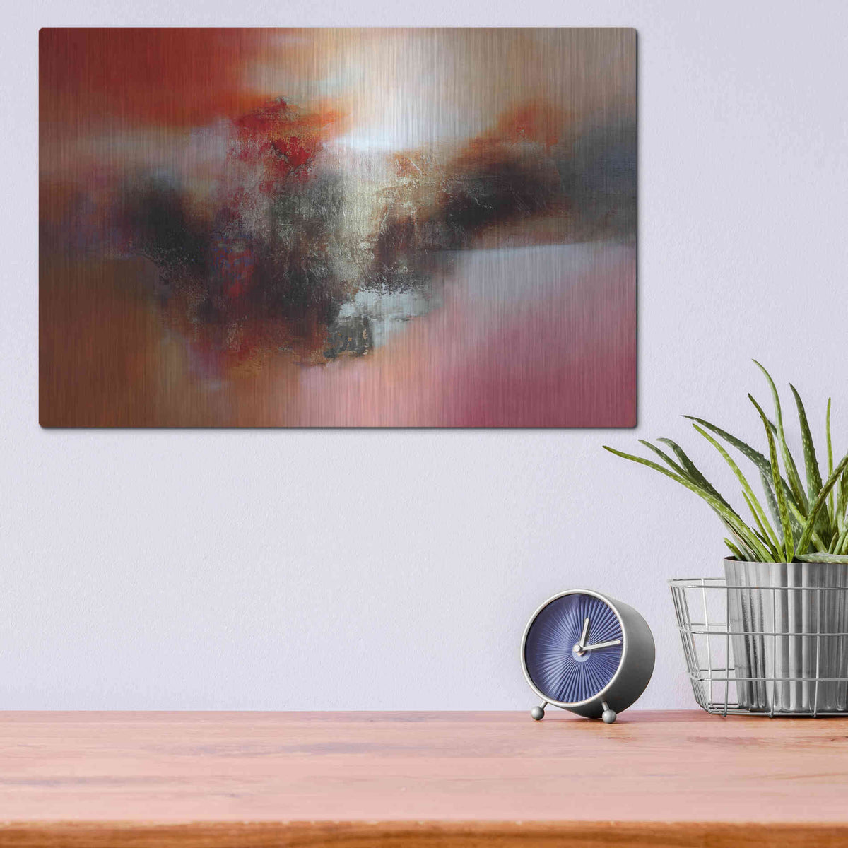 Luxe Metal Art 'Journey' by Eelco Maan, Metal Wall Art,16x12