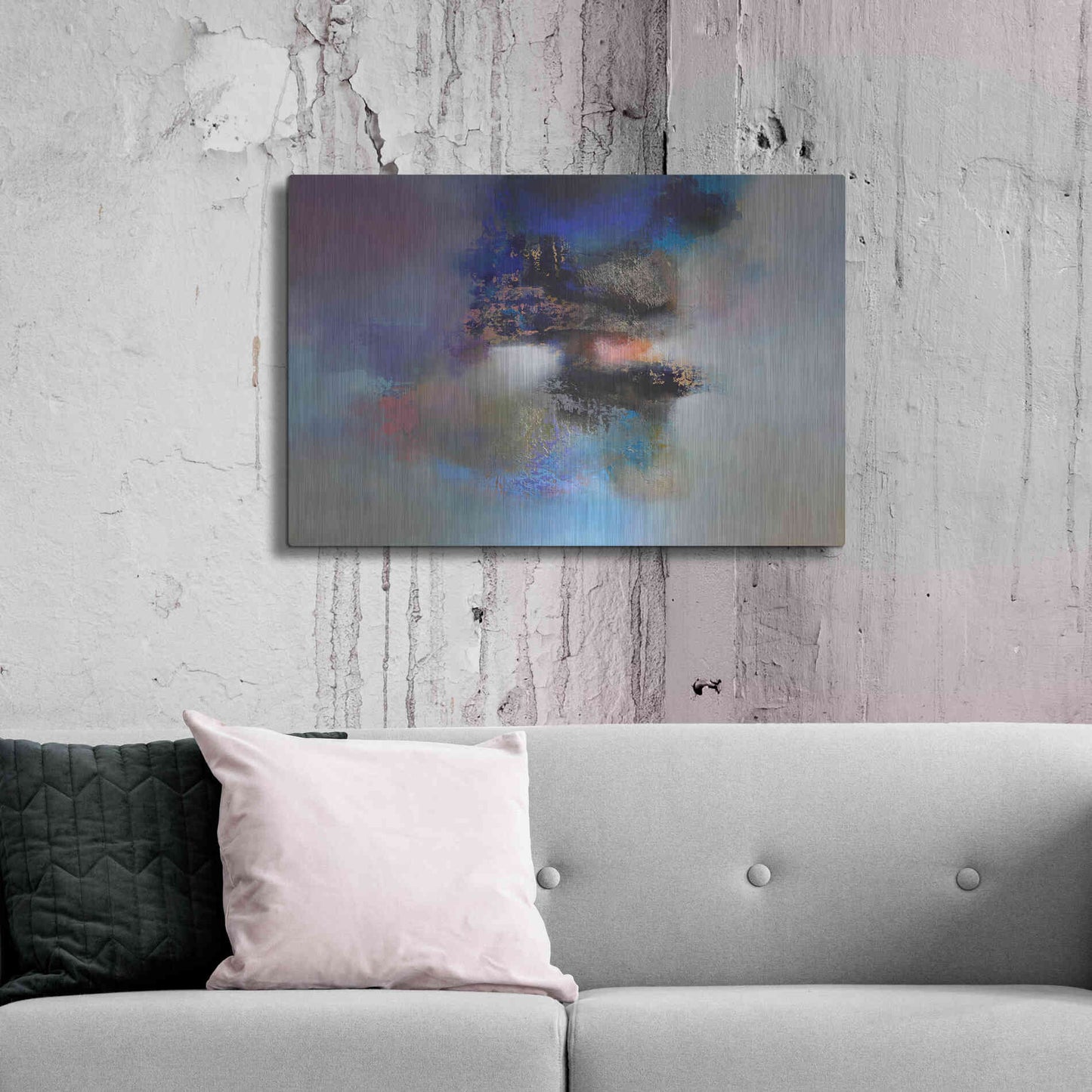 Luxe Metal Art 'In This House Of Stairs And Dreams' by Eelco Maan, Metal Wall Art,36x24